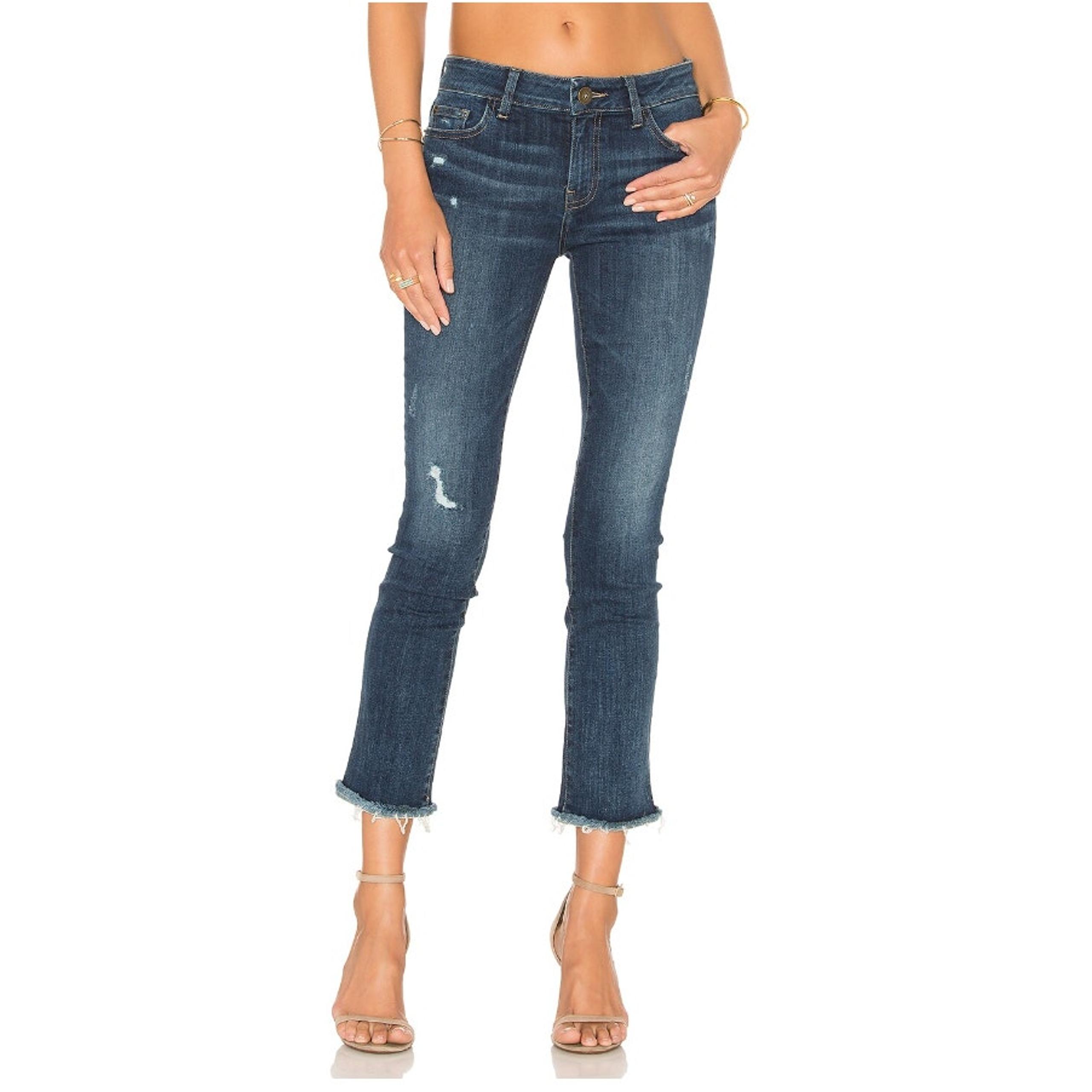 Revolve DL1961 Mara Instascult Straight Ankle Jeans Ravine Casual Womens Size 25