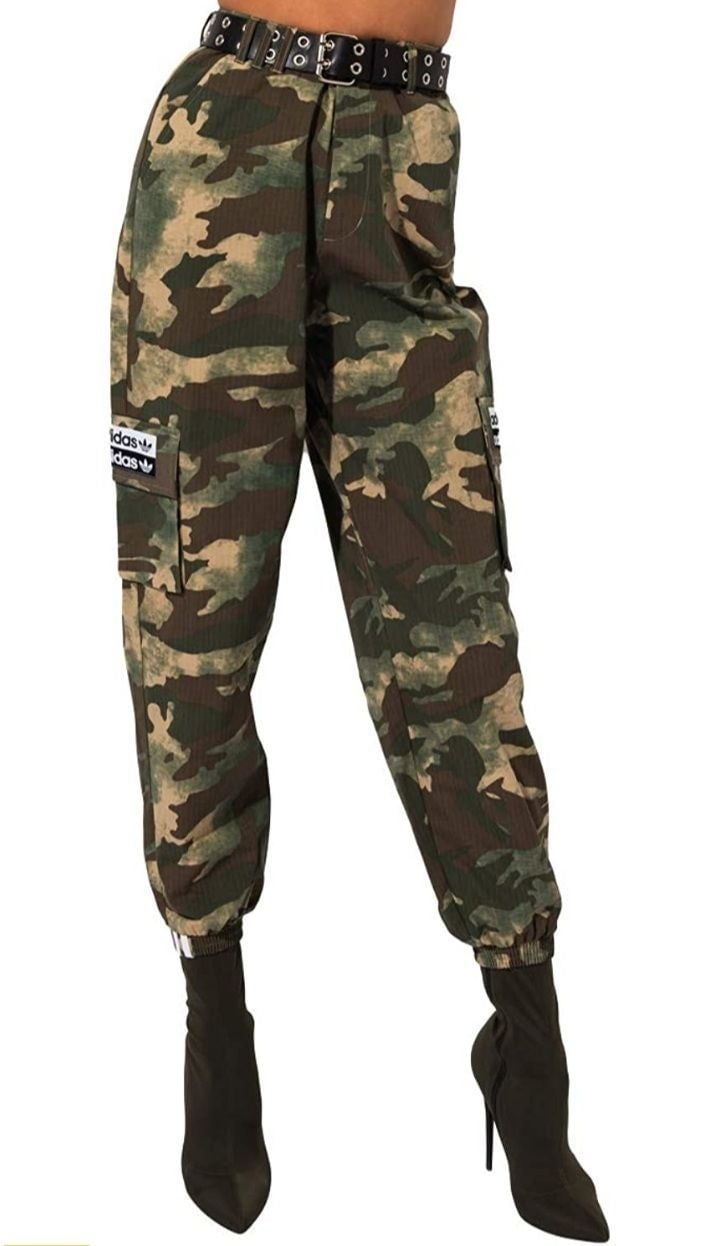 Adidas Originals Green Camo Print Track Pant