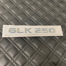 CHROME GLK 250 Fit Mercedes Rear Trunk Emblems Logo Badge Letter Number 3M
