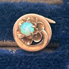 Antique Victorian 14k Gold Opal Collar/Shirt Stud