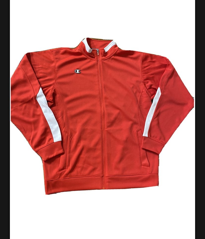 Champion Zip-up Red Fleece Jacket size M