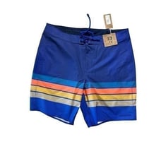 Patagonia Men's Blue Hydropeak Boardshorts - 18 Size 33 NWT