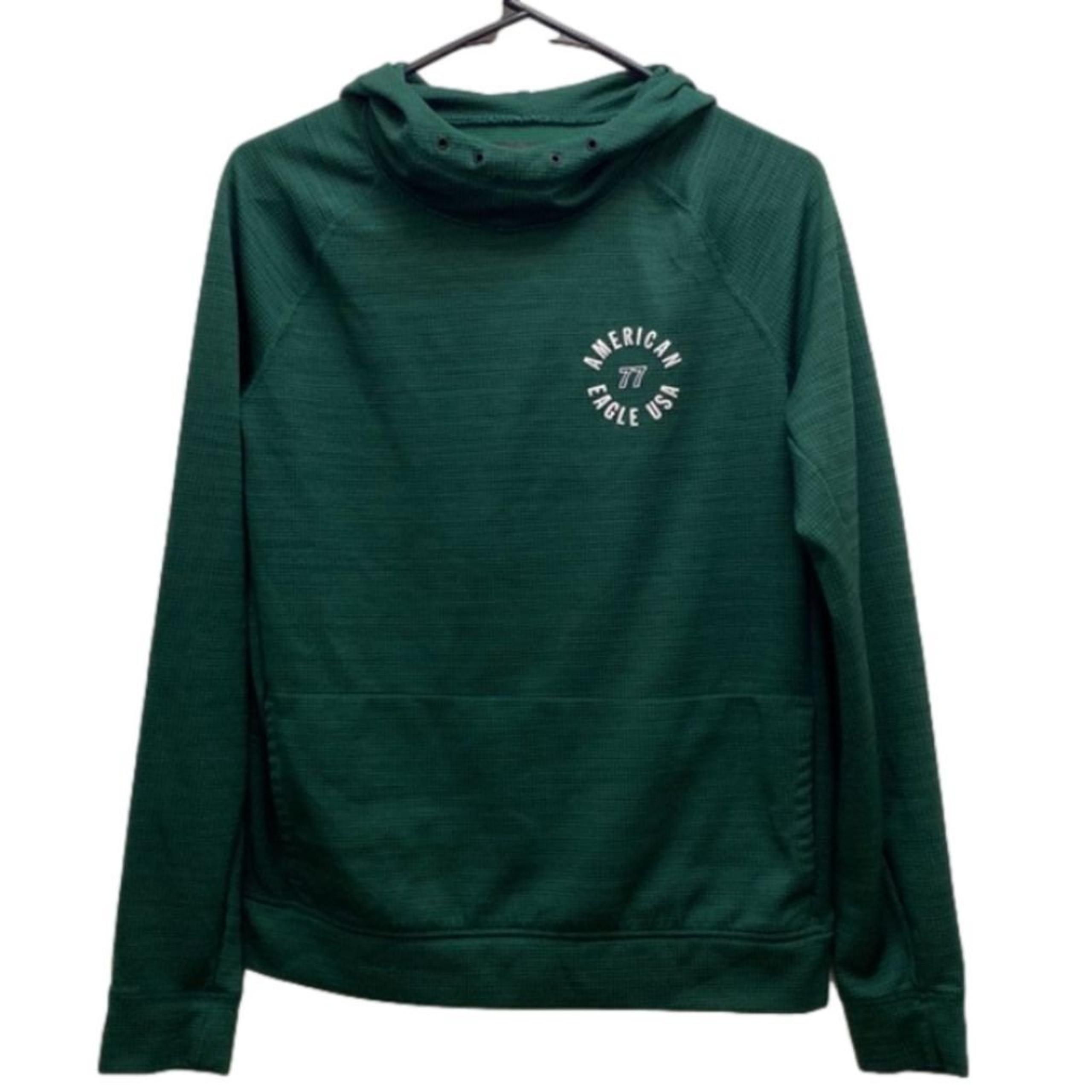AMERICAN Eagle men’s xs flex long sleeve cowl neck pullover hooded sweatshirt