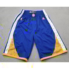 NBA Golden State Warriors Adidas Shorts Basketball Men Small Multi Elastic Waist