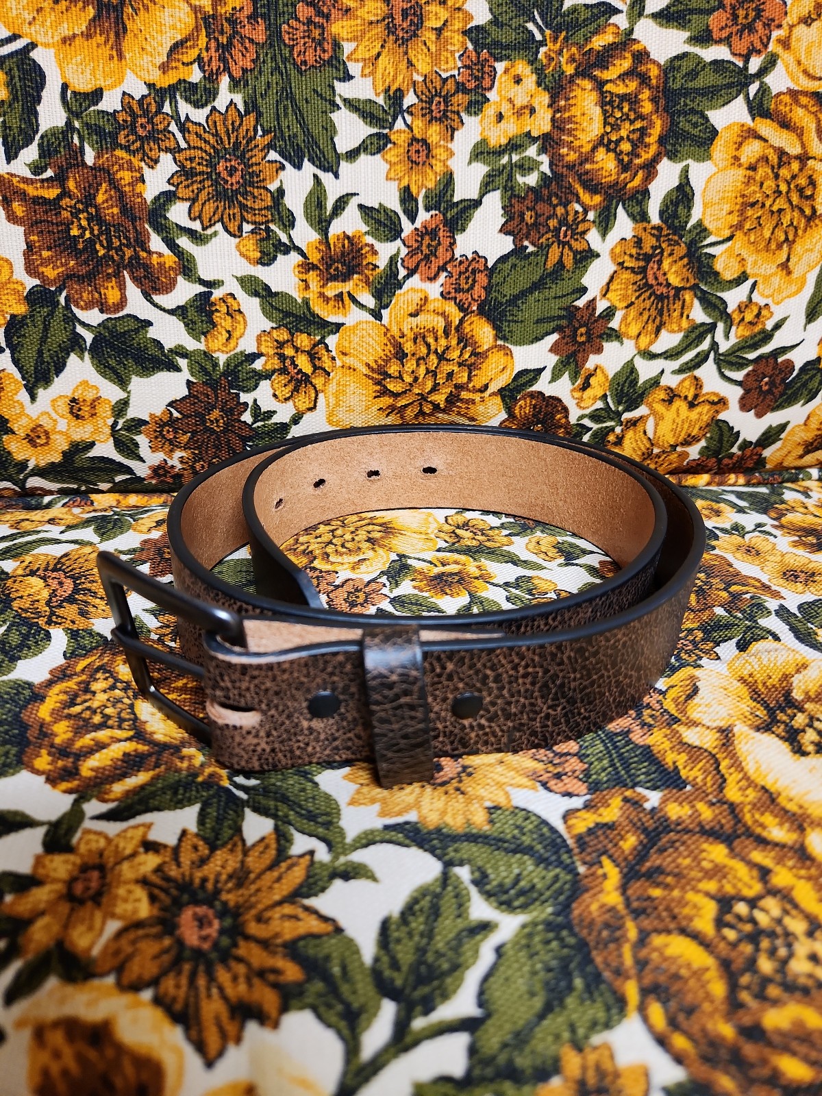 Handmade leather belt