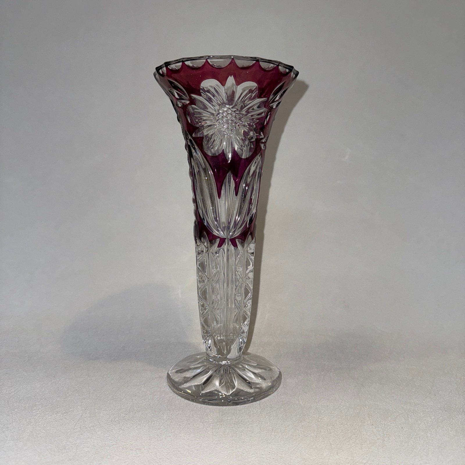 Ruby Flash Bleikristall Crystal Vase