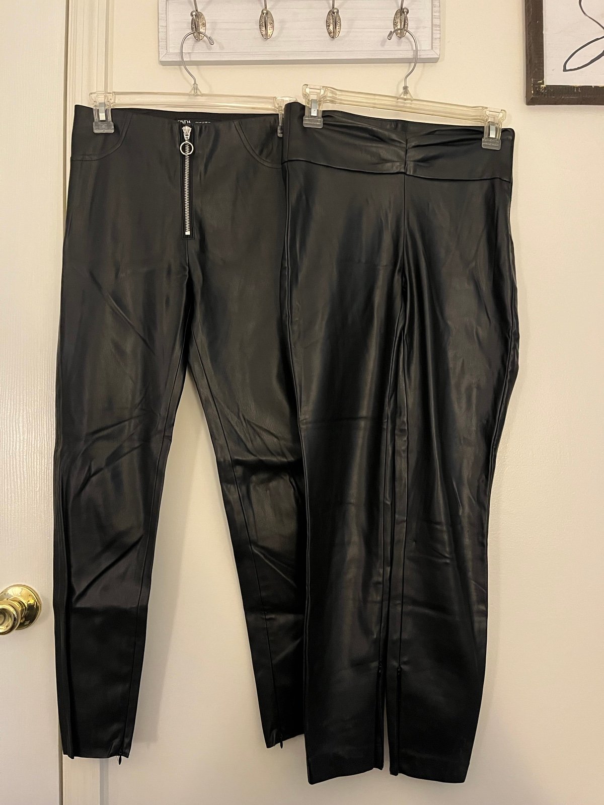 Zara Faux Leather Pant Lot