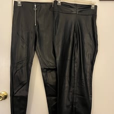Zara Faux Leather Pant Lot