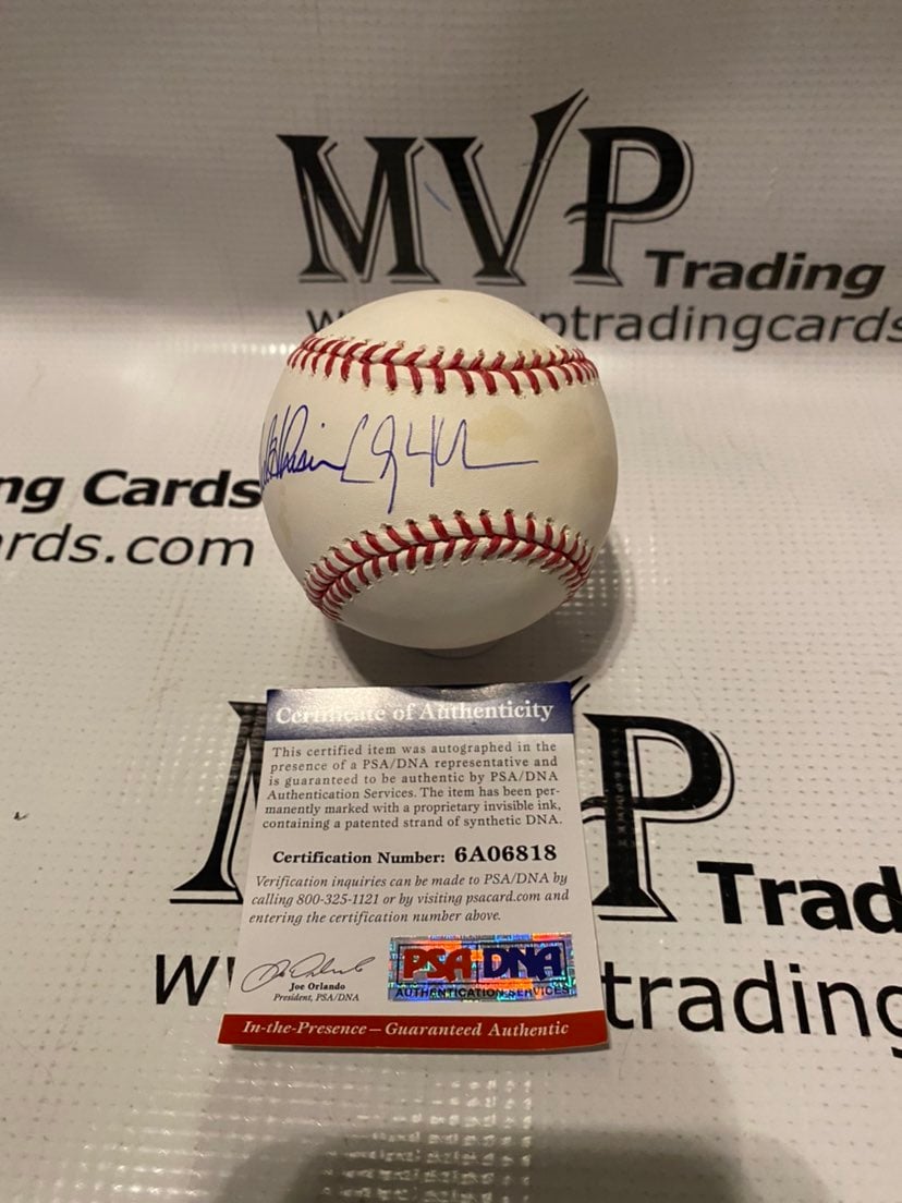 Clayton Kershaw Orel Hershiser Auto Baseball