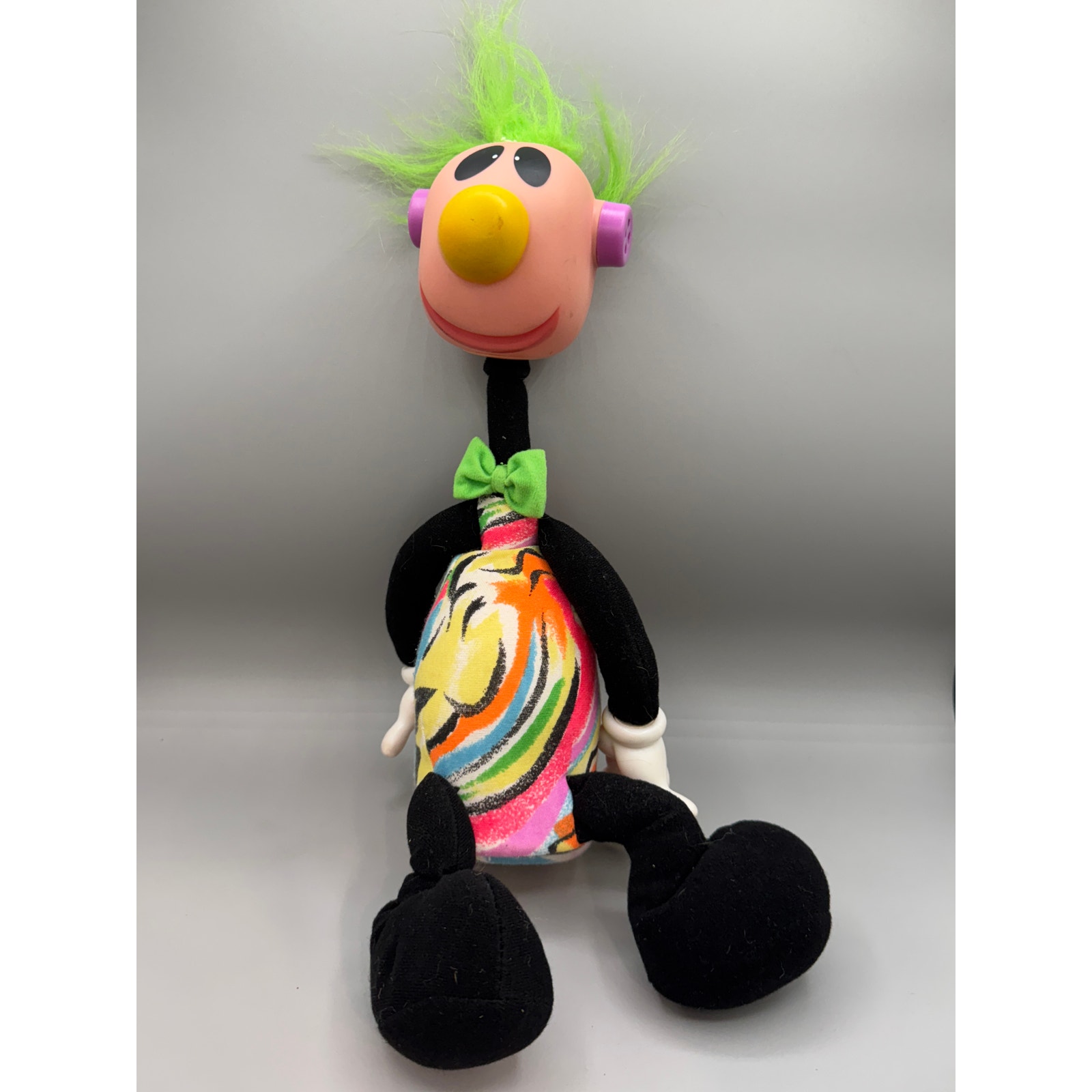 Vintage ERTL 1994 Jibba Jabba Jibber Jabber Toy Mohawk Noise Maker