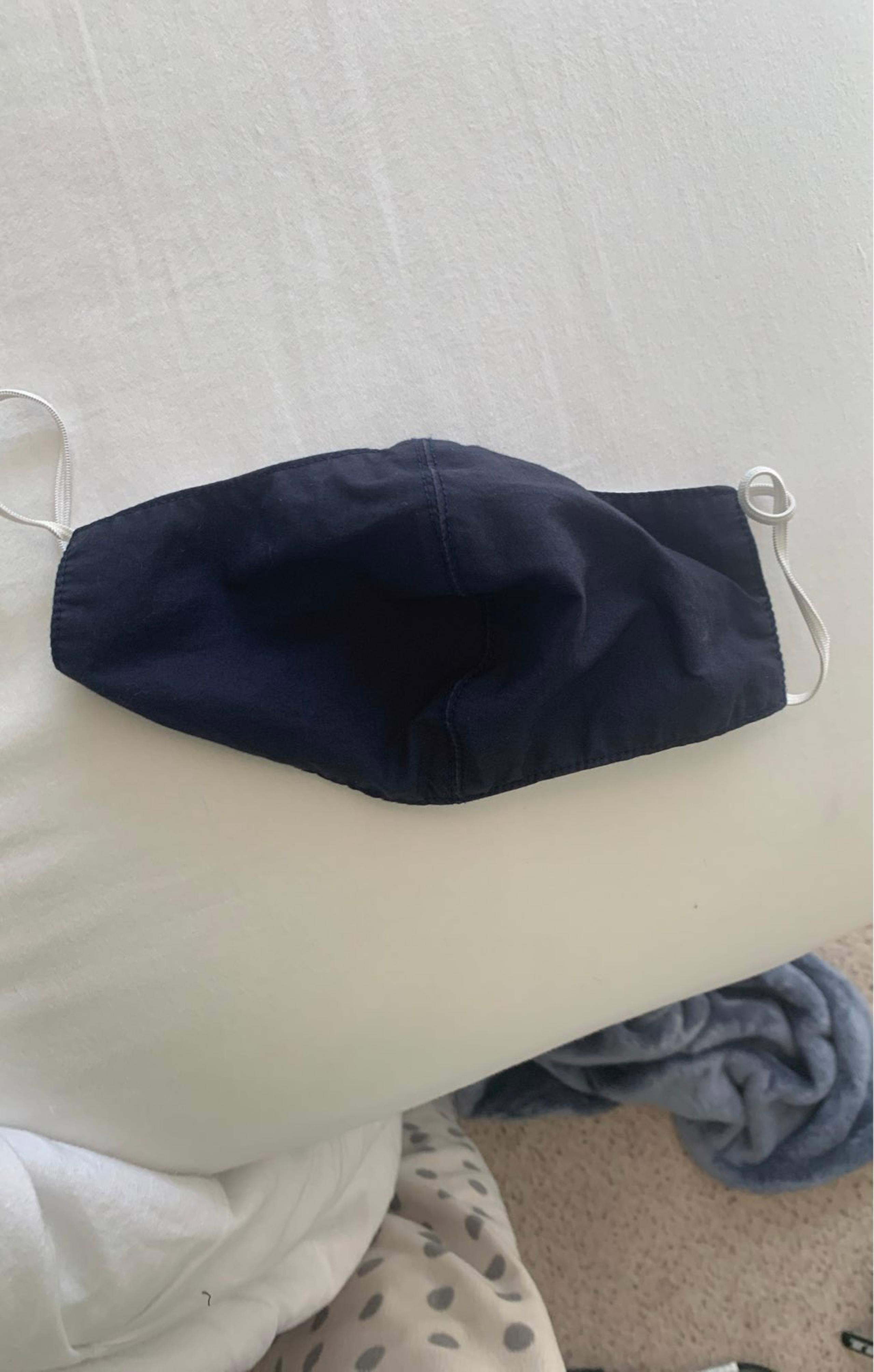navy blue face mask