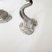 Elephant-Themed Pewter Wine Goblets Pair