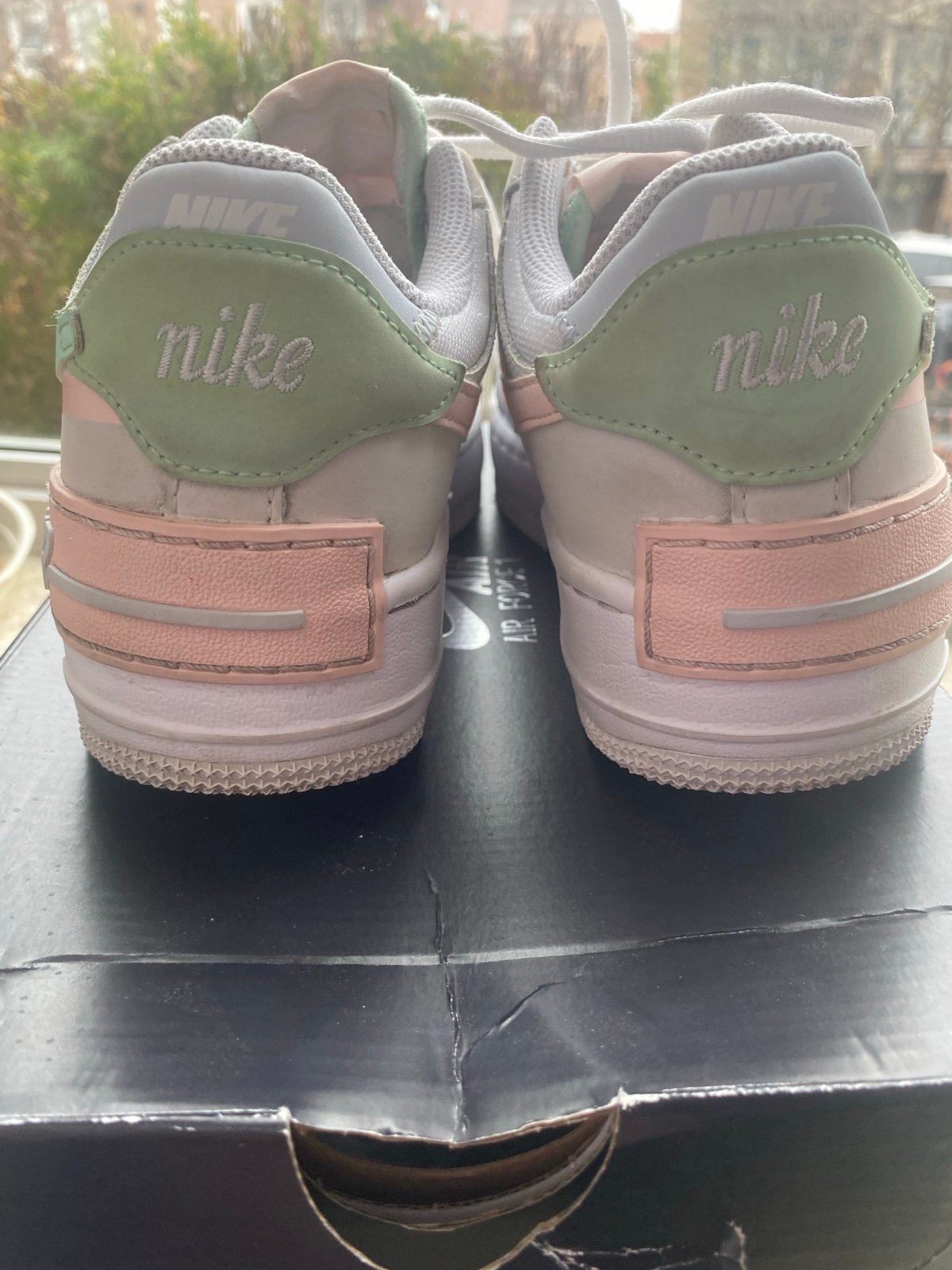 2022 Wmns Air Force 1 Shadow 'White Atmosphere Mint'