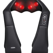 Naipo Shiatsu Back and Neck Massager with Heat Deep Kneading Massage for Neck