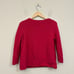 COS Wool Knit Sweater Top Red/Berry Pink 2-Pocket Long Sleeve