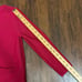 COS Wool Knit Sweater Top Red/Berry Pink 2-Pocket Long Sleeve