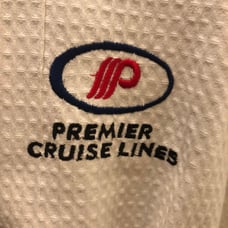 New w/o tags Premier Cruise Lines waffle weave robe