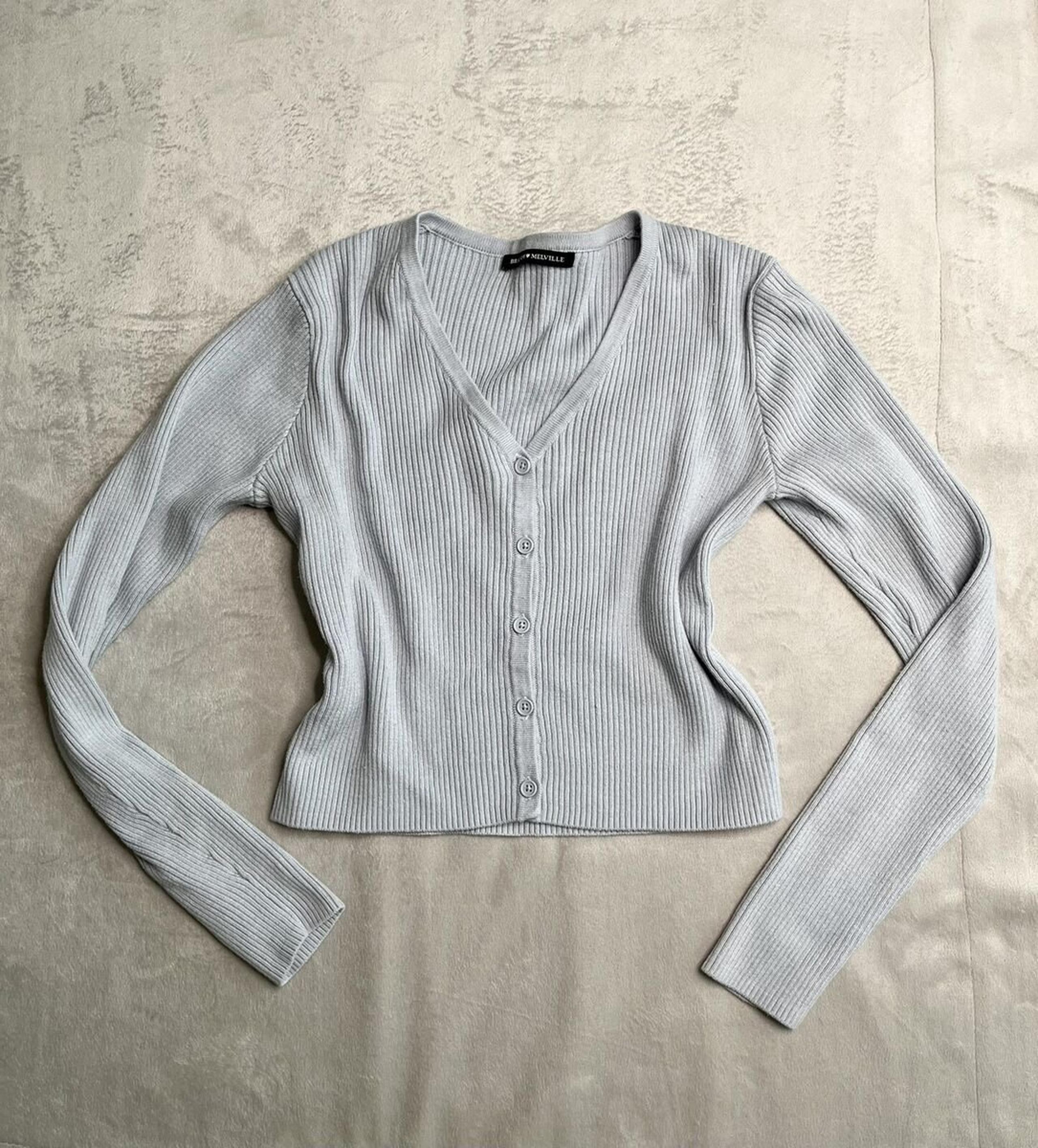 Brandy Melville Blue Cardigan