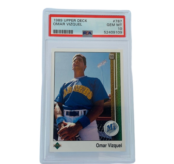 Omar Vizquel RC 1989 Upper Deck PSA 10