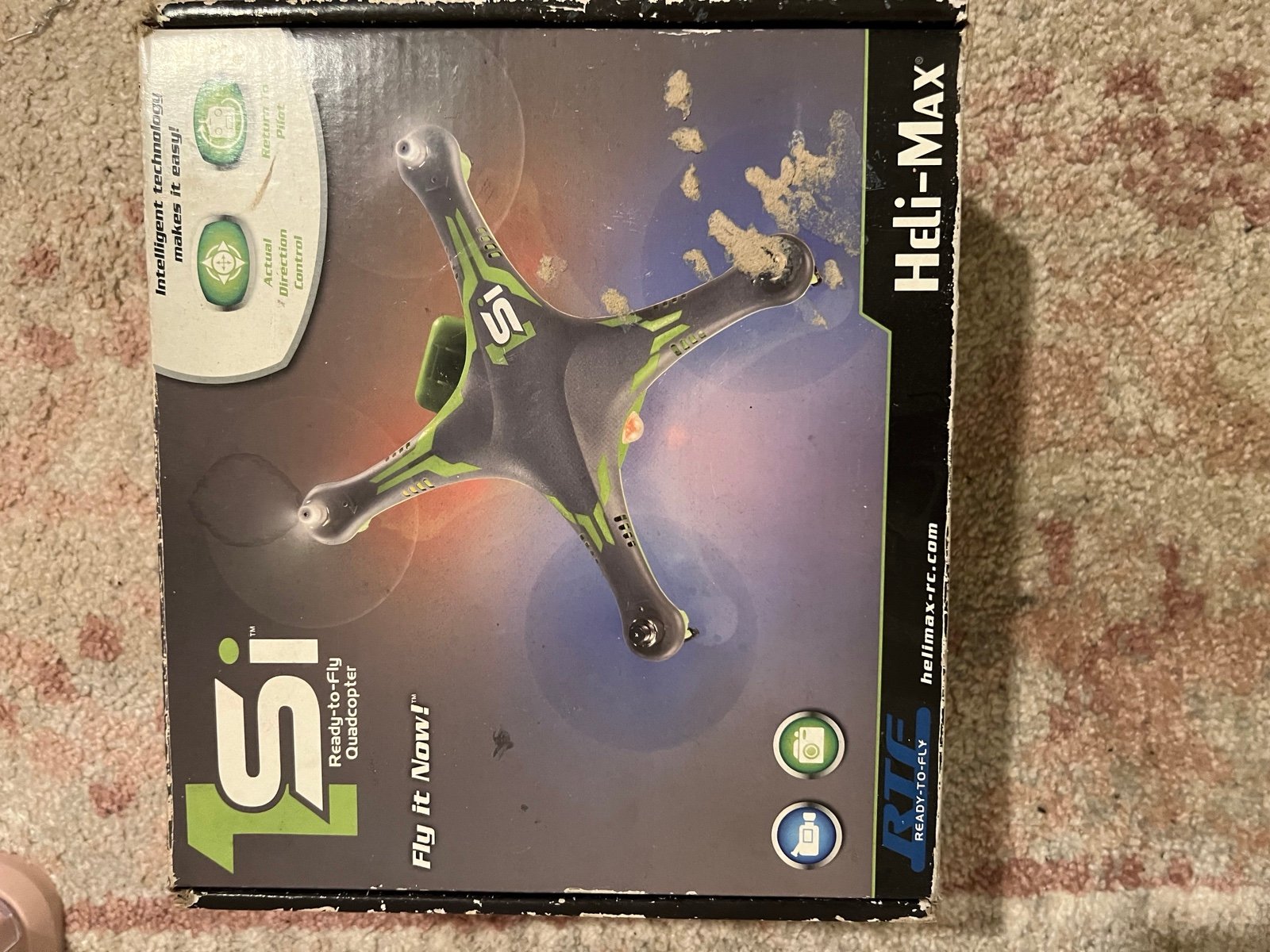 Heli-Max 1Si ReadyToFly Quadcopter, Drone + Video Camera, Auto Return HMXE0832