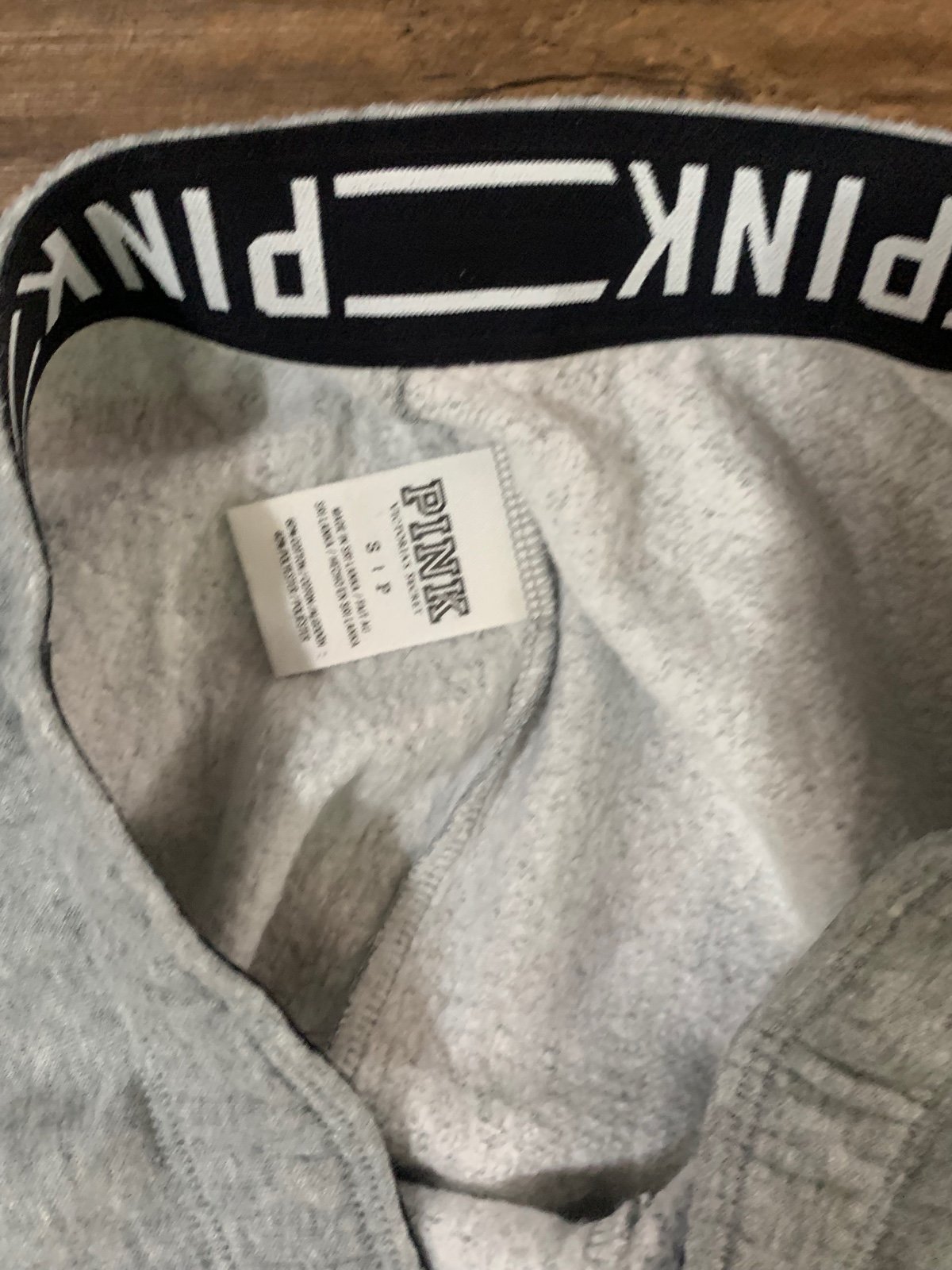 PINK VS HIBISCUS TROPICAL BLING GRAY TANK shops / JOGGER OUTFIT SET S
