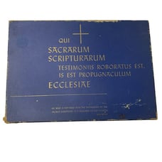 The Catholic Press Family Ed Holy Bible 1950 leather John P O'Connell with box
