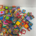 Preowned 11 lbs LOT Fisher Price ABC Peek A Boo Learning Blocks Children's Toys