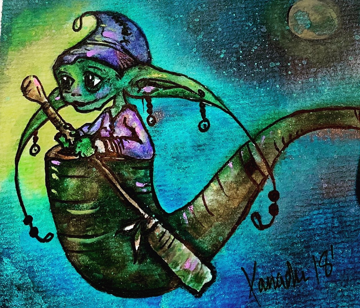Traditional Watercolor or Digital(Procre
