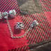 Discontinued Pandora Stone charm and Safety chain