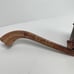 Hand Thrown Pottery Ladle Brown Blue Glaze Rustic Farmhouse Spoon Serveware vtg