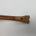 Hand Thrown Pottery Ladle Brown Blue Glaze Rustic Farmhouse Spoon Serveware vtg