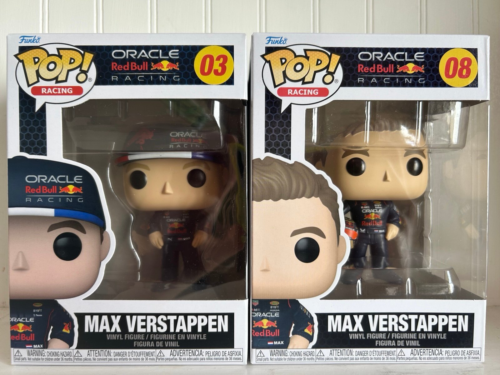Funko POP: Racing Max Verstappen Oracle Red Bull Racing #03/08 Formula 1 Set (2)