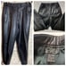 Vintage Suzelle Black Leather Pants