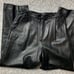Vintage Suzelle Black Leather Pants