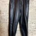 Vintage Suzelle Black Leather Pants
