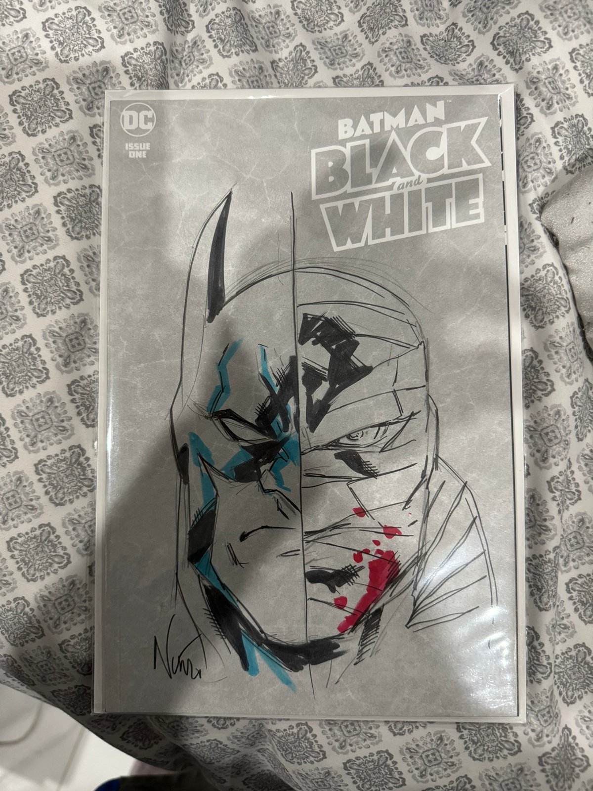 Batman/Hush Original Sketch by Eddie Nunez w/COA