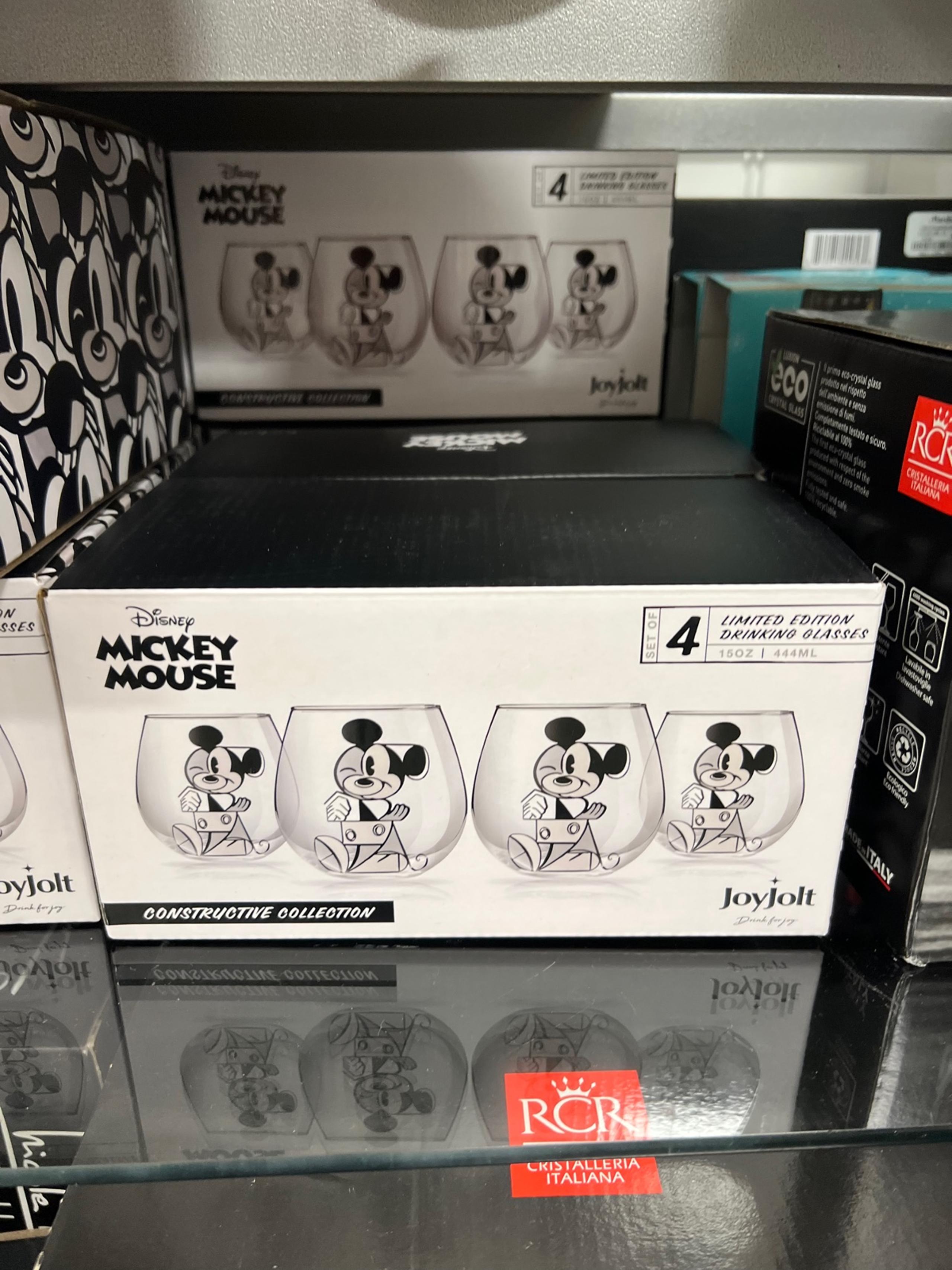 Disney Mickey Mouse Limited Edition Drinking Wine Glasses