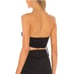 L*Space Kim Bikini Top in Black Strapless Tube Size Small NWT