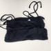 L*Space Kim Bikini Top in Black Strapless Tube Size Small NWT