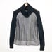 Revolve Leo & Sage Silver & black metallic coated Cowl neck sweater