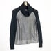 Revolve Leo & Sage Silver & black metallic coated Cowl neck sweater