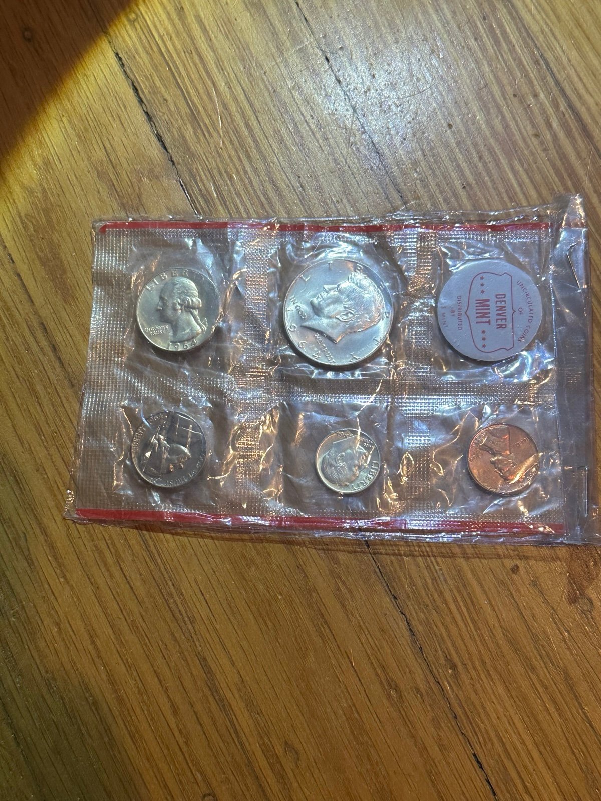 1964-D Silver Mint Set 5 Coin Set