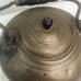 Vintage Solid Copper Tea Kettle Whistle Large Pot Wood Handle
