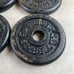 Weider Barbell ~ 3 LB.~ 1.4 KG Weight Plates 1 Hole ~ Set of 4 ~ 12lbs Total