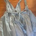 Vintage Blue Coquette Apron