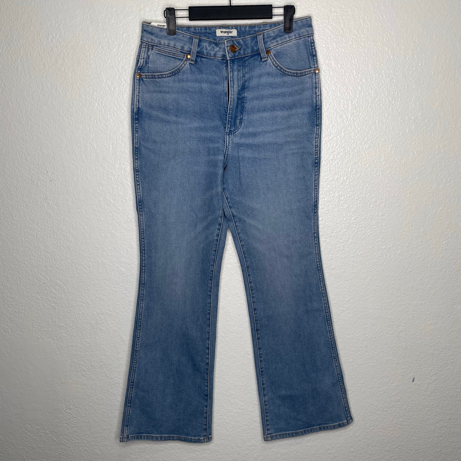 Wrangler Womens Jeans Size 29 626 Westward High Rise Boot Light Wash Denim Blue