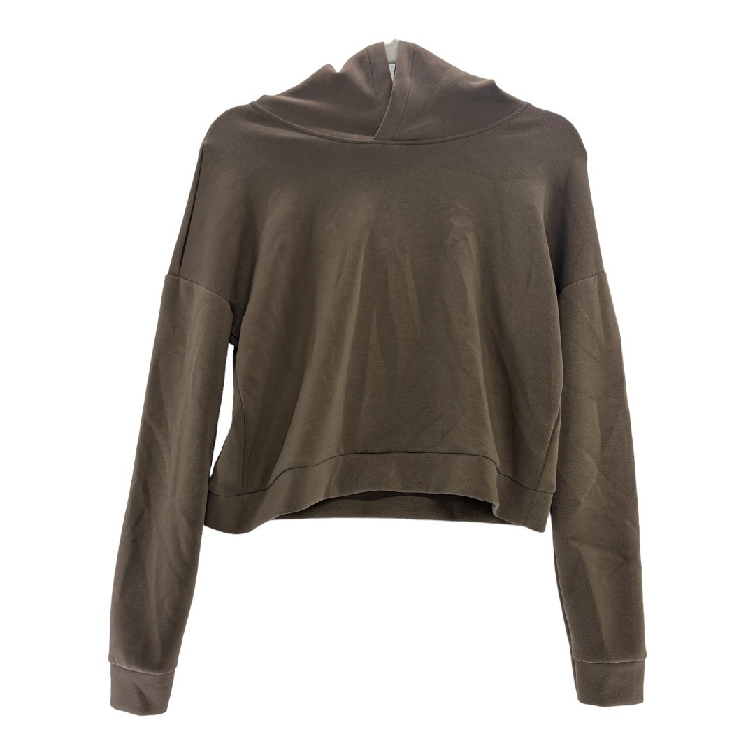 SAGE Collective Women's Brown Cropped Hoodie- Size XS