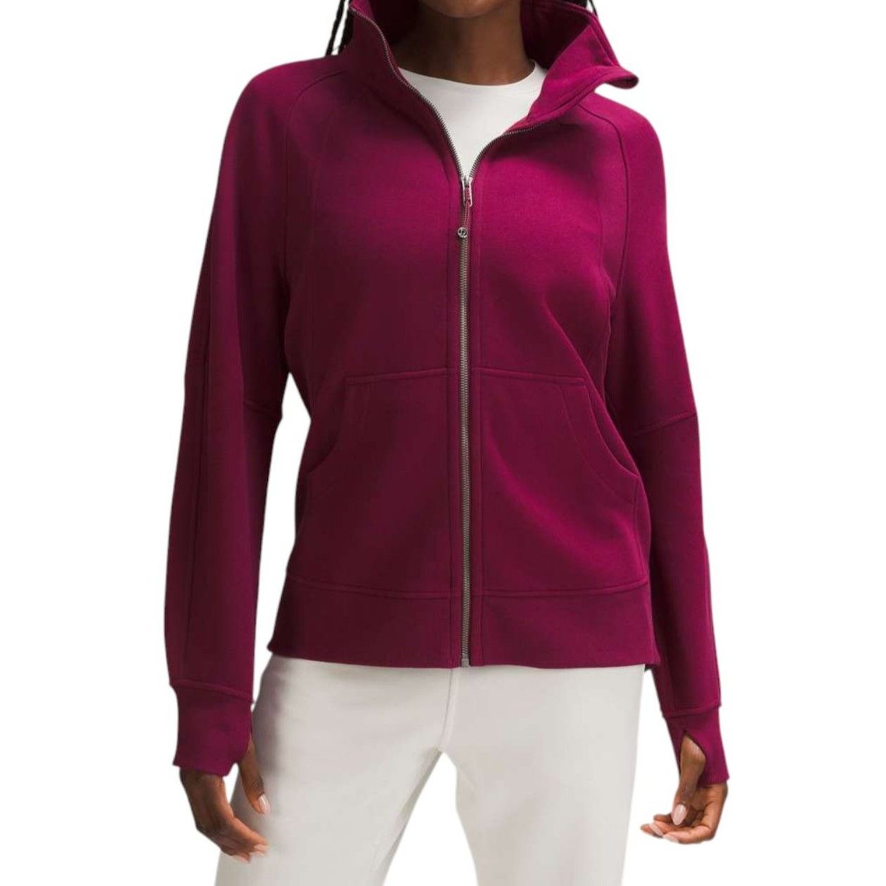 Lululemon Scuba Oversized Funnel-Neck Full Zip *Long Deep Luxe