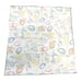 Vintage Pastel Cloth Easter Themed Cotton Napkins Set Of 8 Easter Eggs Bunny Lot