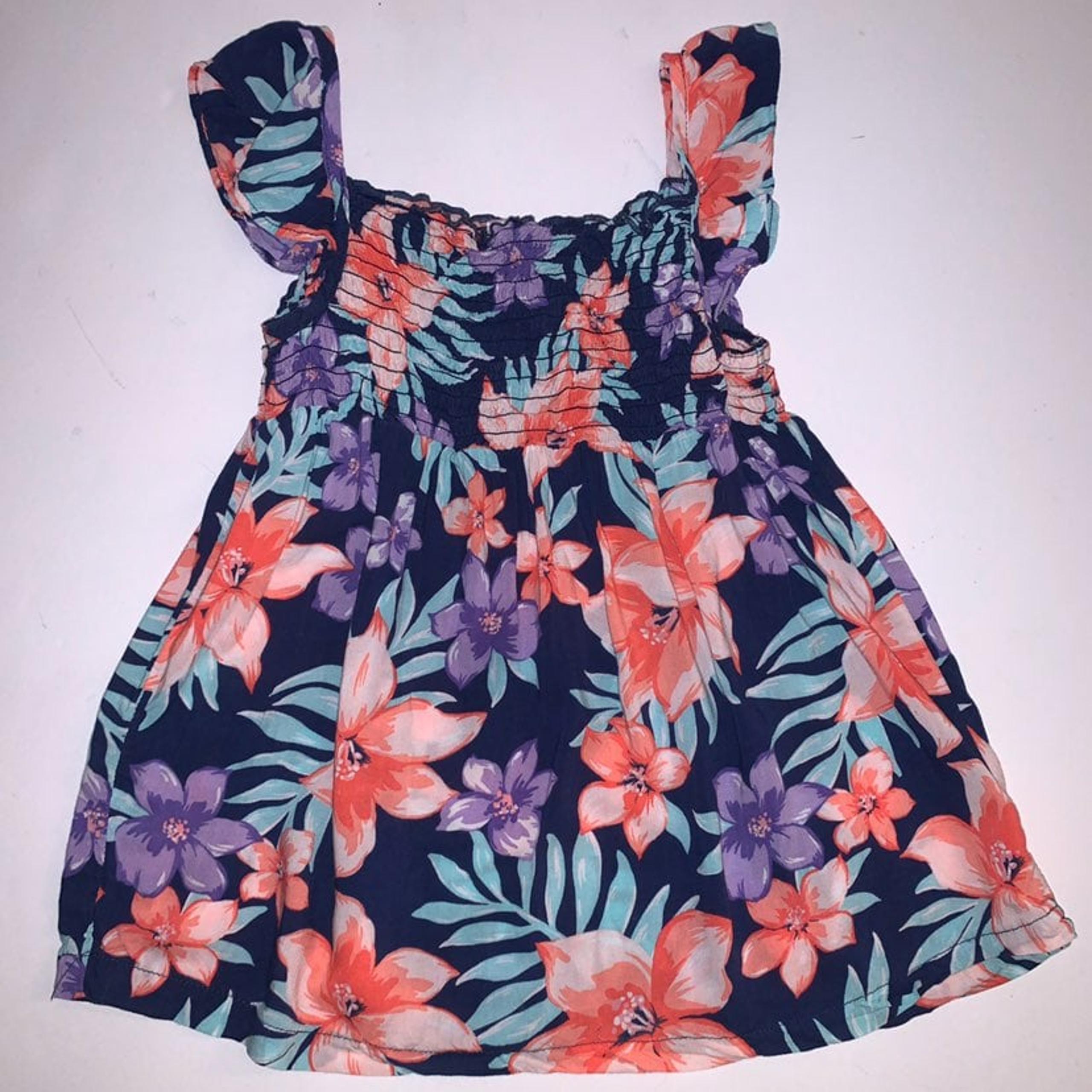 Carter's Girls Floral Peasant Blouse S:6